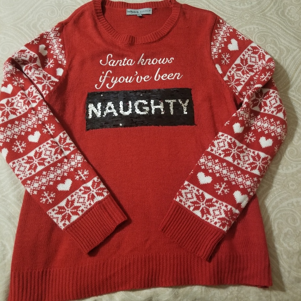 Naughty or Nice Ugly Christmas sweater